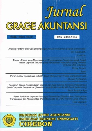 					Lihat Vol 2 No 1 (2014): Jurnal Grage Akuntansi
				