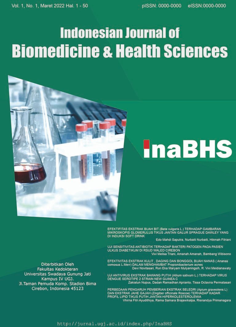 InaBHS | Indonesian Journal of Biomedical & Health Sciences