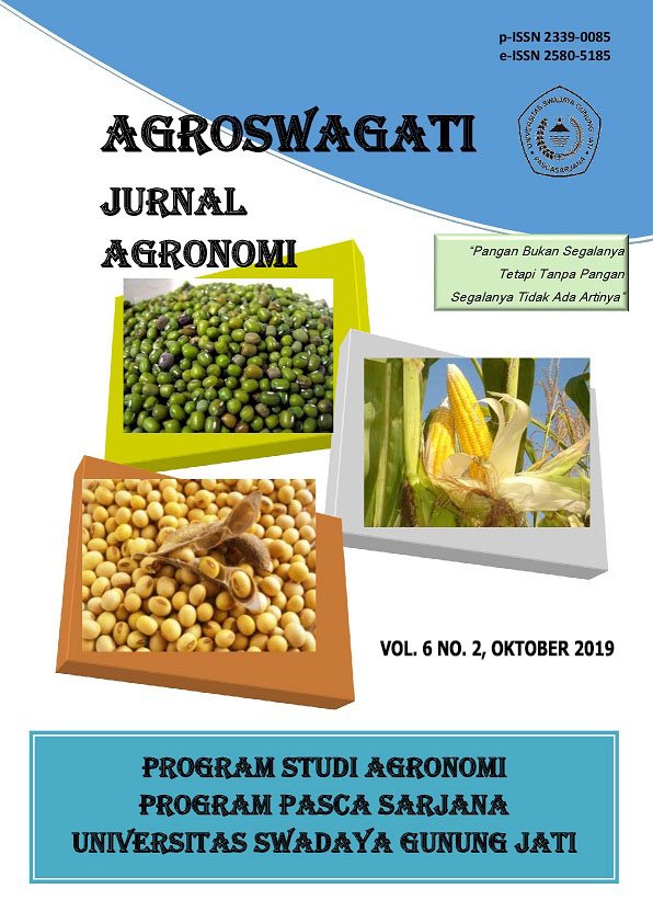 Jurnal AGROSWAGATI 6 (2), Oktober 2018