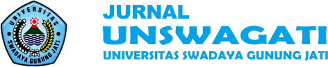 Jurnal Unversitas Swadaya Gunung Jati merupakan koleksi jurnal ilmu-ilmu yang dikembangkan dan diterbitkan secara berkala setiap tahunnya